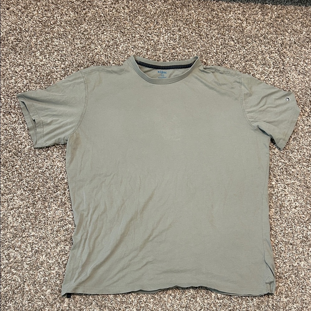 Kuhl Men's Gray Wildfibre 100% Cotton T-shirt